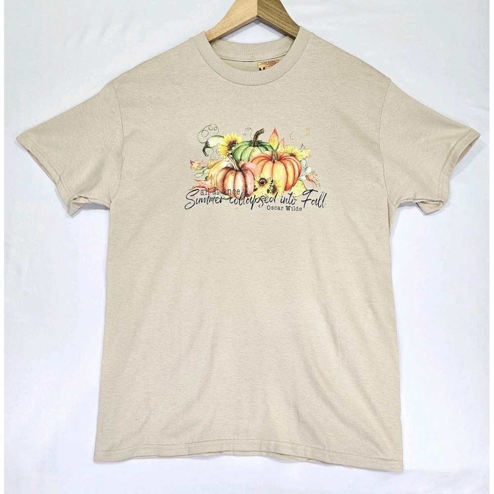 Summer Collapsed Into Fall‎ Pumpkin Seasonal Medium Shirt Thanksgiving Fun Gift